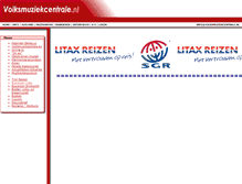 Tablet Screenshot of busreizen.volksmuziekcentrale.nl